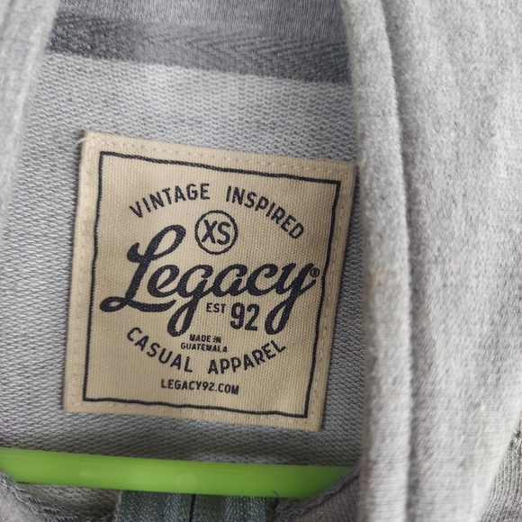LEGACY gray 1/4 zip Sweater size XS - Picture 3 of 6